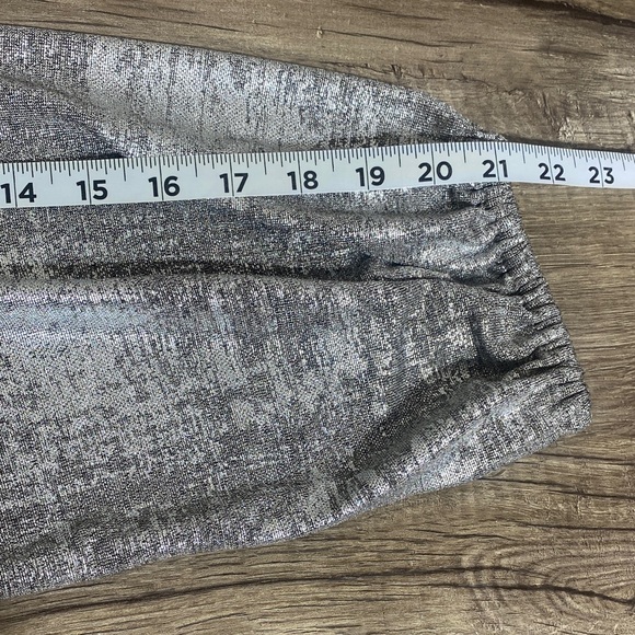 Anthropologie Silver Metallic Blouse - Picture 8 of 11